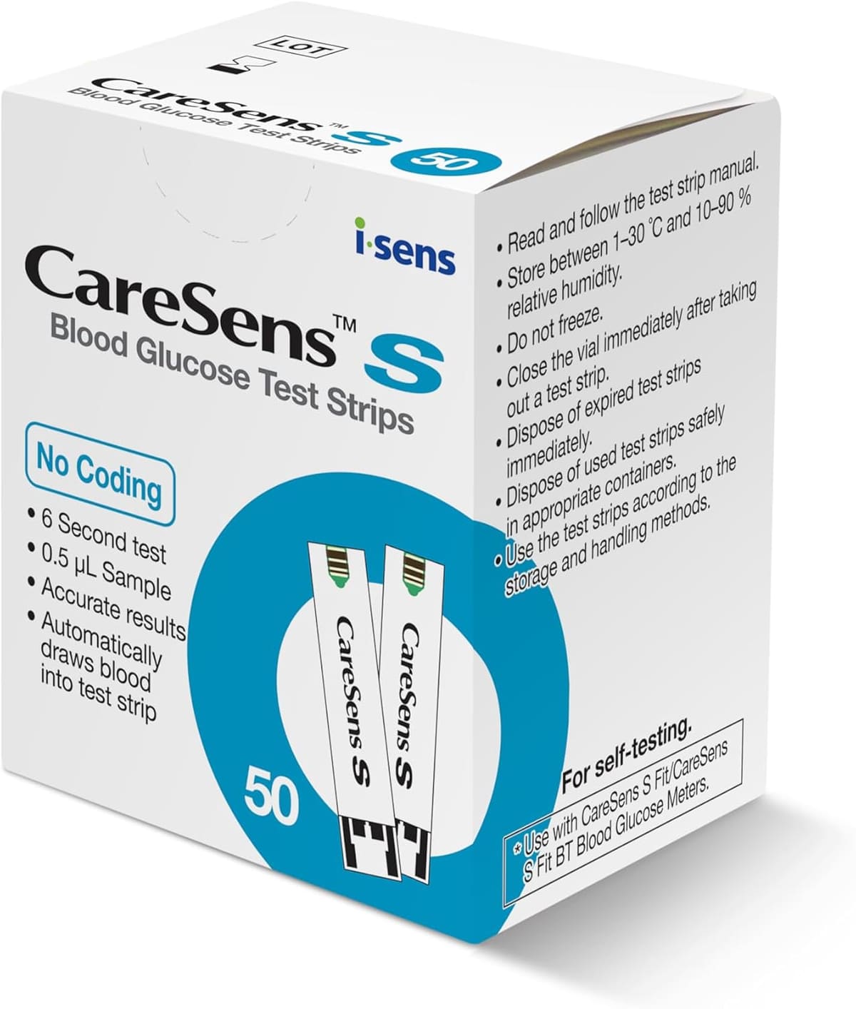 (CareSens) - شرائط قياس سكر  كيرسينس