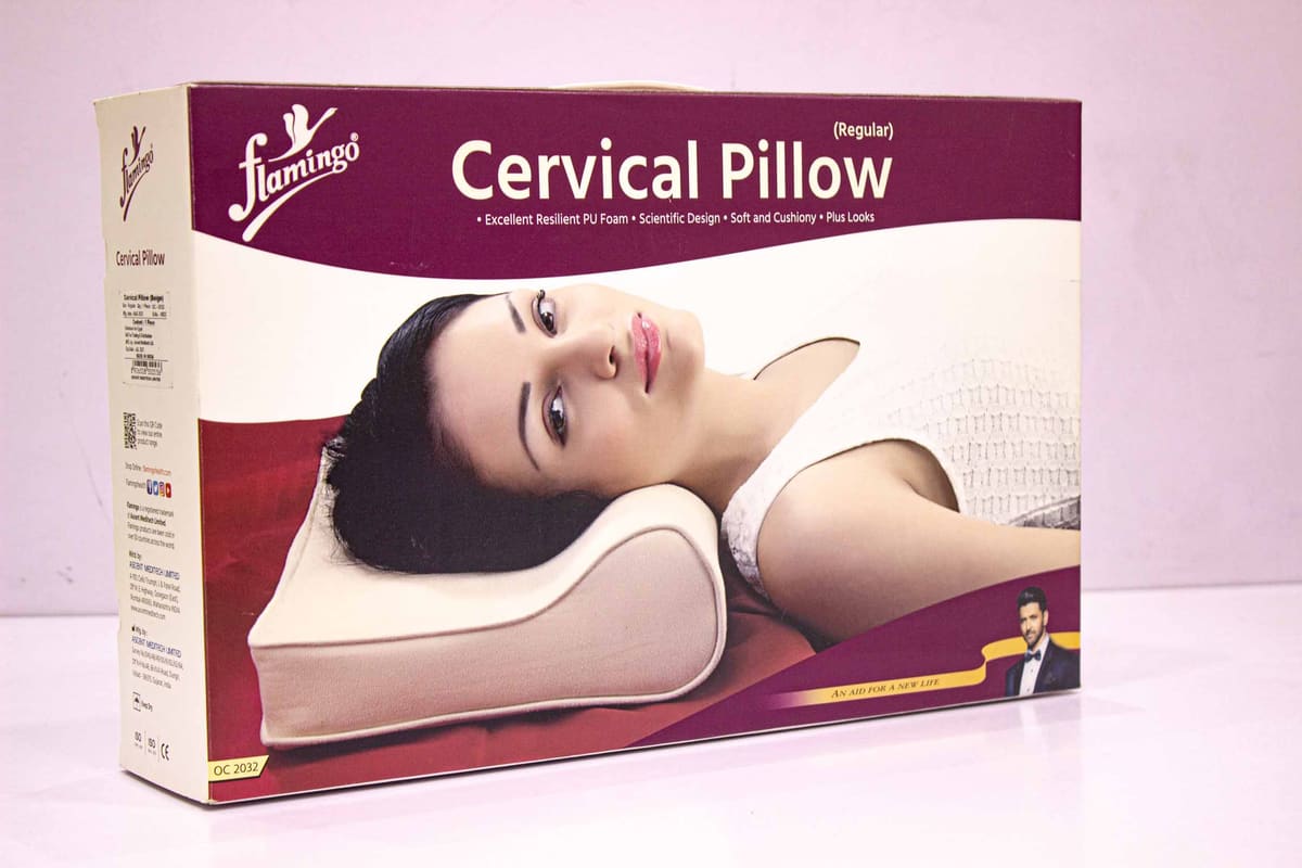 (Flamingo) هندي - وسادة طبية للرقبة (Cervical Pillow)